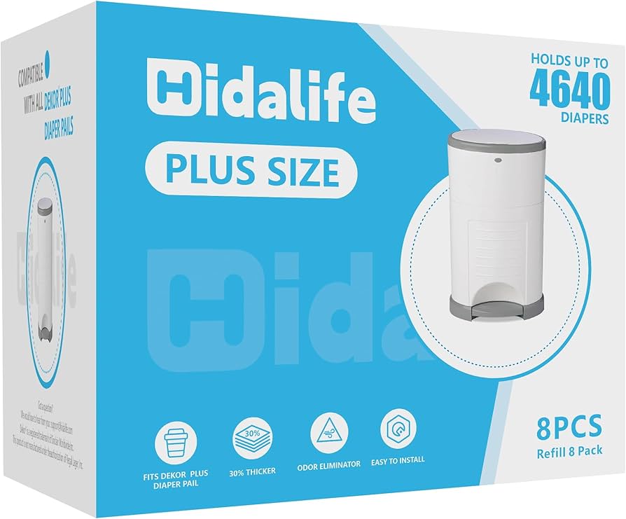 HIDALIFE Recambios compatibles con cubos de pañales Dekor Plus