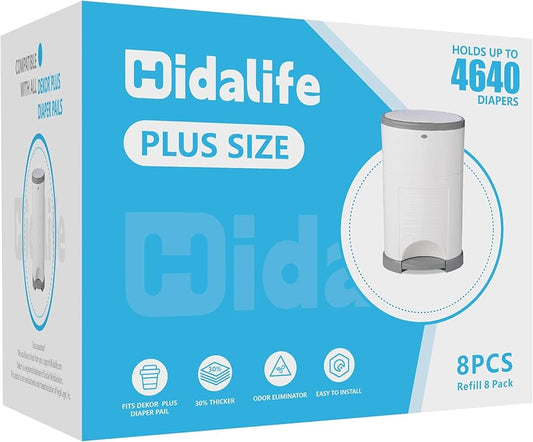 HIDALIFE Recambios compatibles con cubos de pañales Dekor Plus