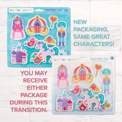 Stephen Joseph, Juego de juguetes de baño de espuma flotante