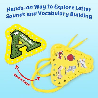 Tarjetas de atar con el alfabeto Aizweb