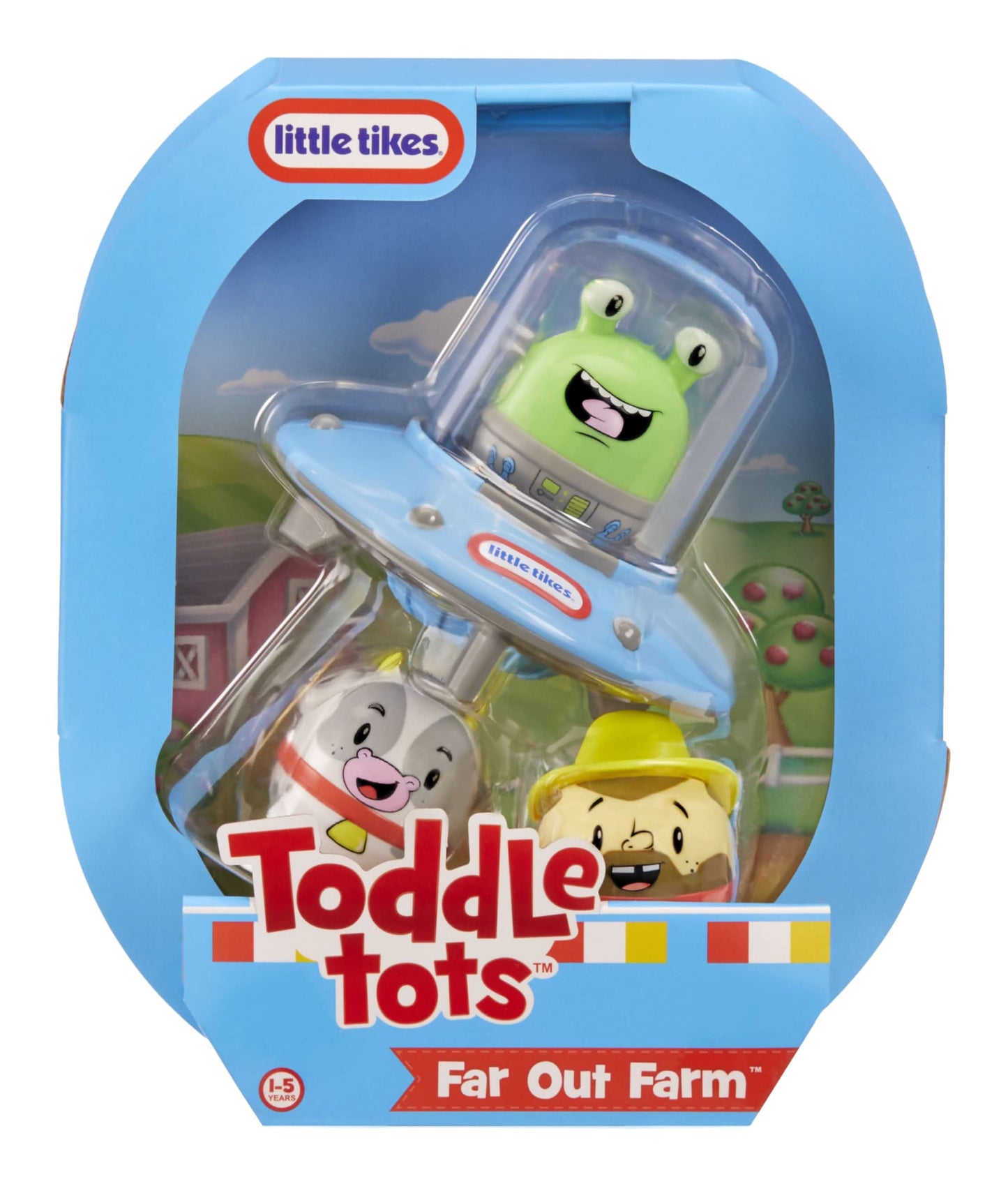Little Tikes Toddle Tots Far Out Farm, juego para niños, nave espacial y 3 figuras