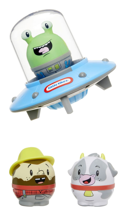 Little Tikes Toddle Tots Far Out Farm, juego para niños, nave espacial y 3 figuras