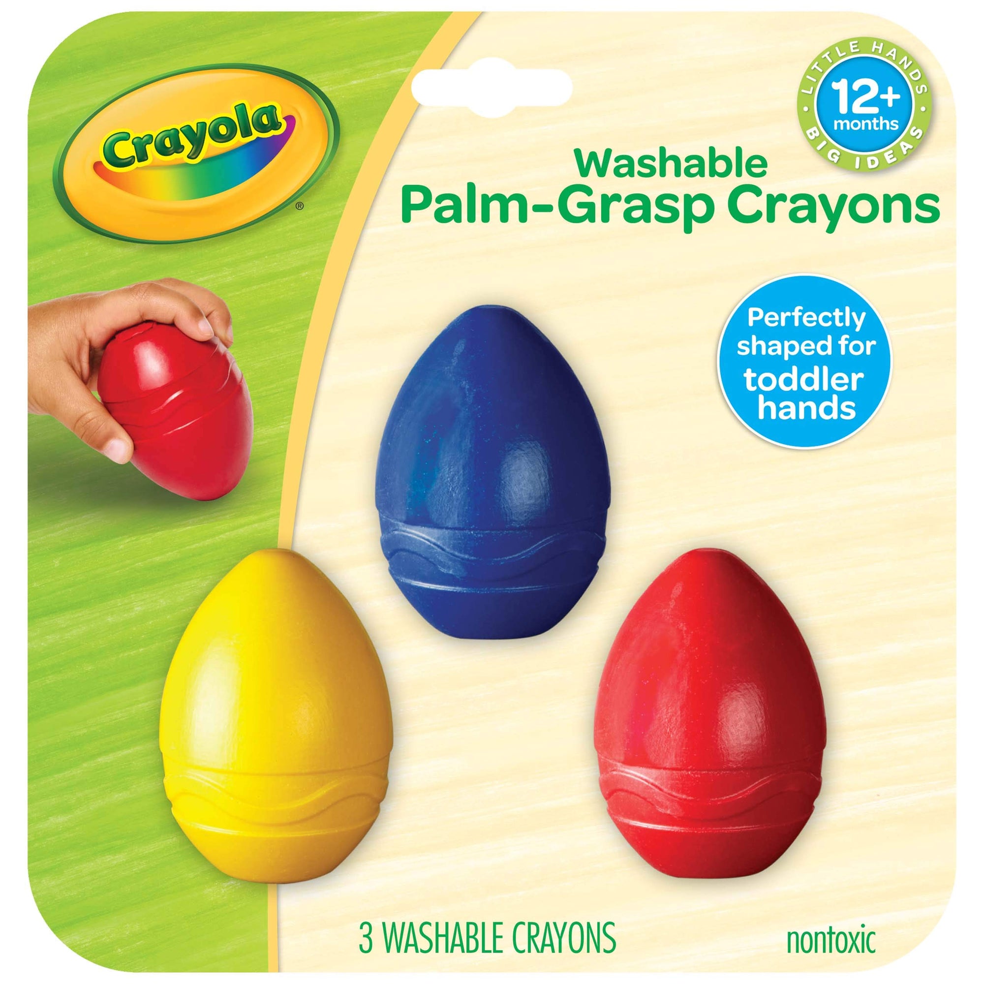 Crayones My First Palm Grip, para colorear para niños pequeños
