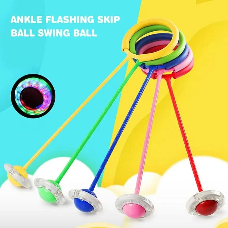 Mumba Tobillera Plegable para Niños Skip Ball Flash Jump