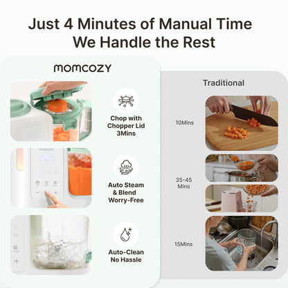 Momcozy AutoMeal Procesador de Alimentos para Bebés