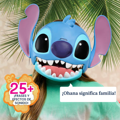 Máscara Parlante de Disney Stitch con Más de 25 Sonidos y Frases