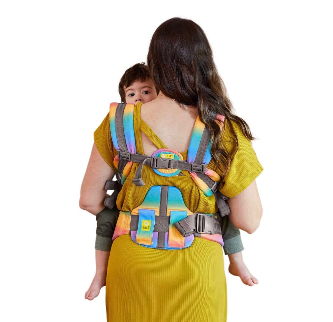 LÍLLÉbaby - Transportador ergonómico 3 en 1 para niños pequeños con soporte lumbar y malla transpirable (25-60 libras)