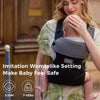 Portabebés recién nacido a niño pequeño, soporte ajustable para cuello para 7-45 libras