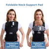 Portabebés recién nacido a niño pequeño, soporte ajustable para cuello para 7-45 libras