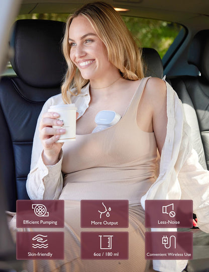Momcozy S9 Pro - Extractor de leche portátil manos libres, 0.945 in, 1