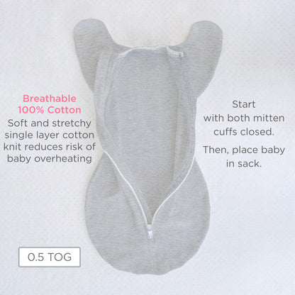 SwaddleDesigns - Saco de transición para envolver, M 3-6 meses