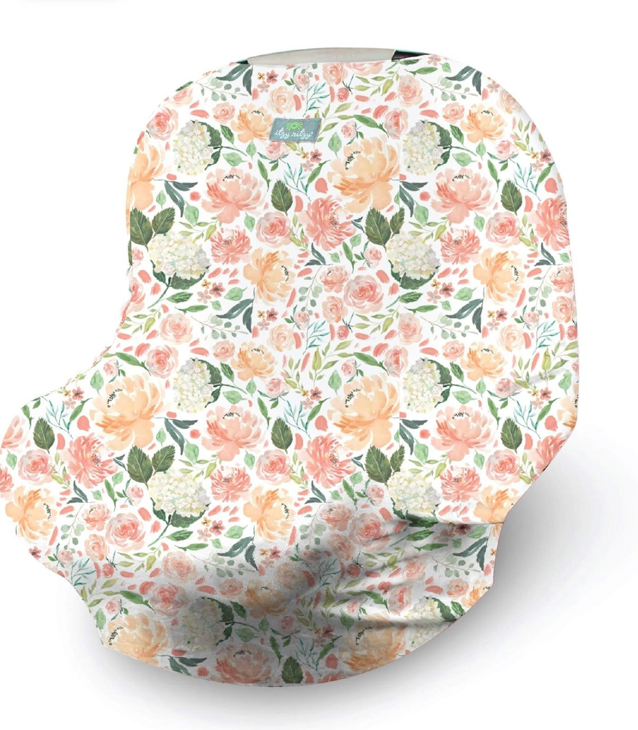 Itzy Ritzy Funda para asiento de coche de lactancia 4 en 1, floral
