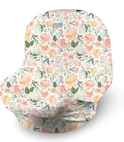 Itzy Ritzy Funda para asiento de coche de lactancia 4 en 1, floral