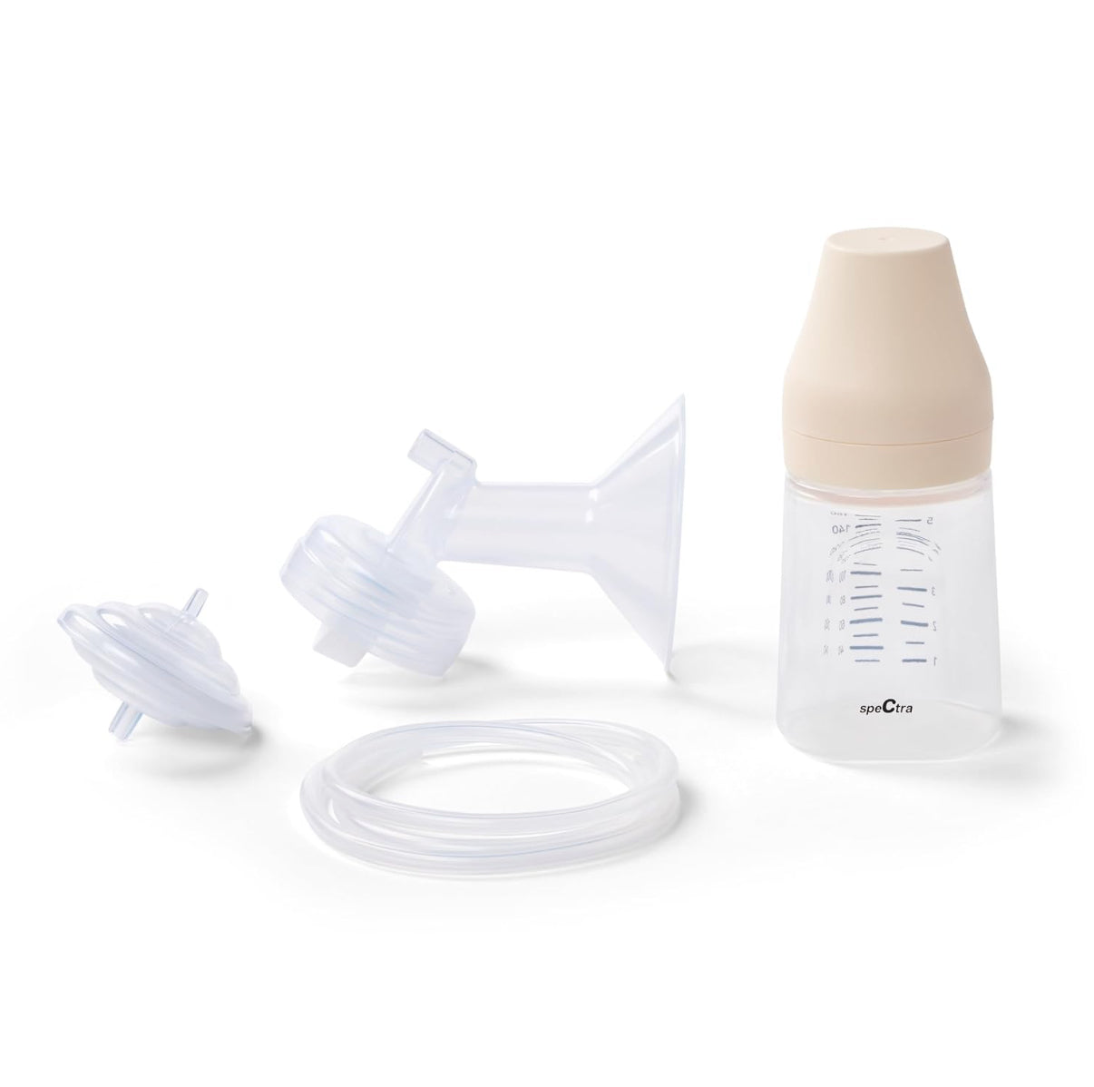 Spectra - Kit de accesorios de extractor de leche materna premium con biberón- 28mm