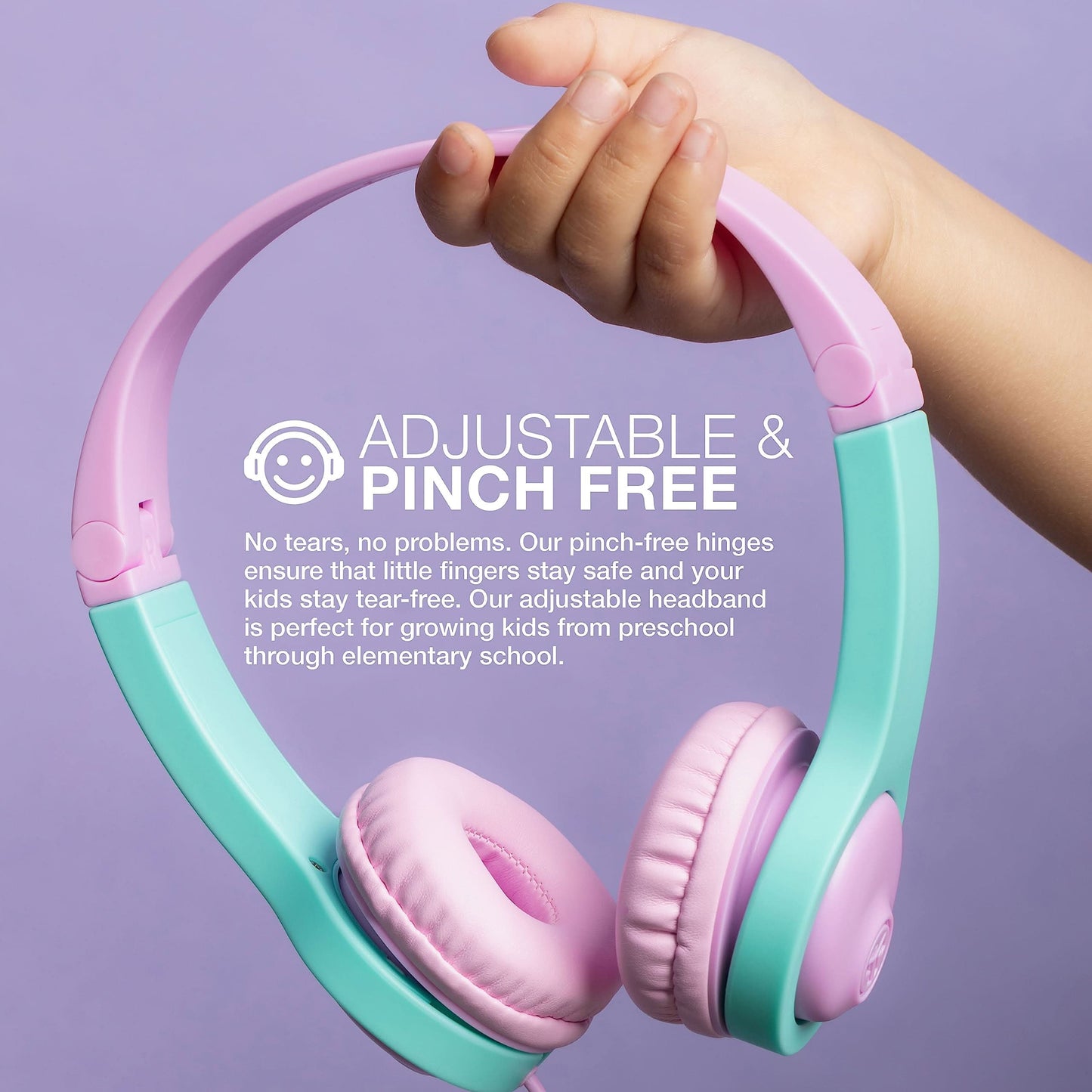 JLab JBuddies Audífonos plegables para niños con cable Gen 2