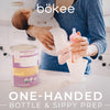 BOKEE prepare biberones con una mano y evite derrames de leche materna, Blanco