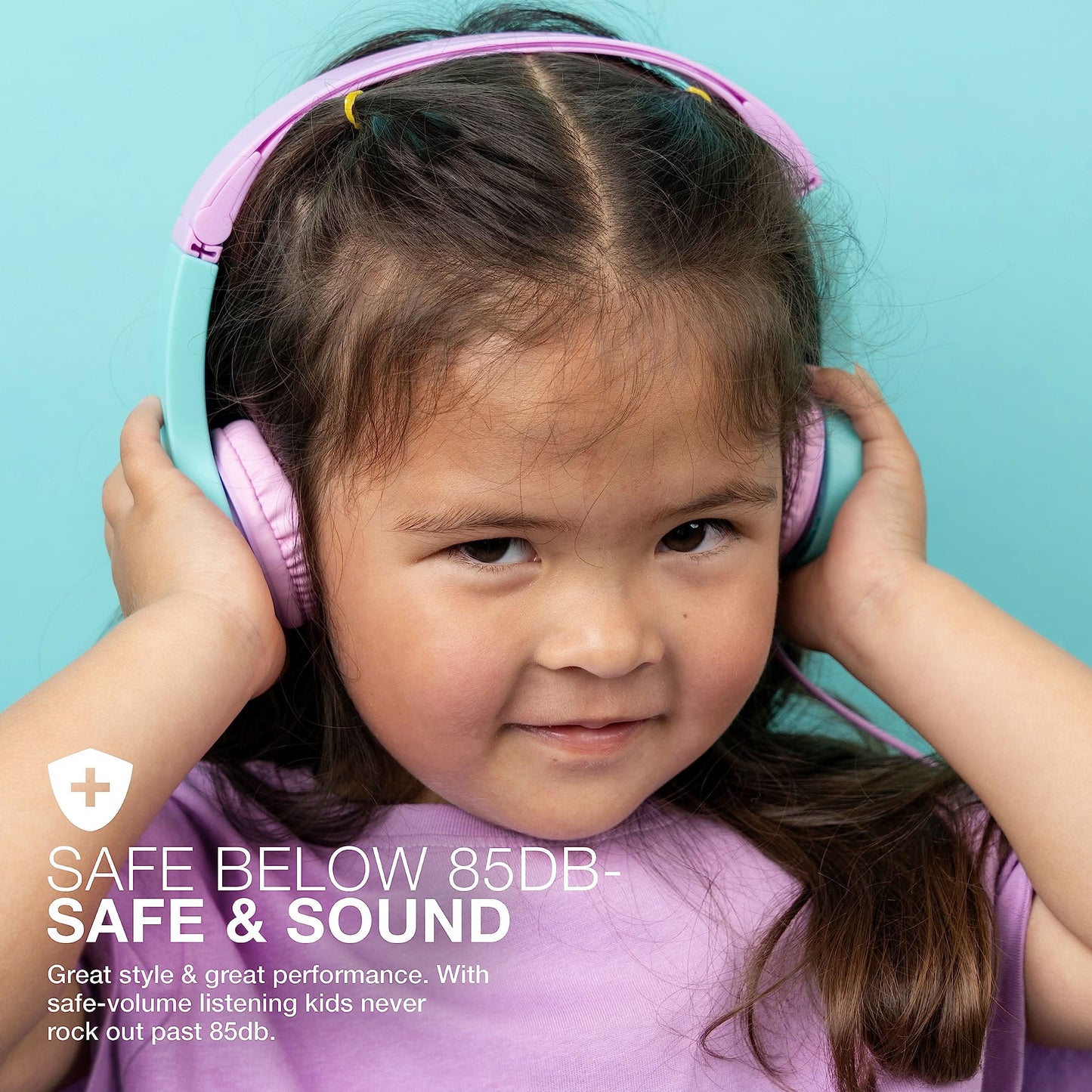 JLab JBuddies Audífonos plegables para niños con cable Gen 2