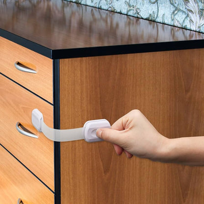 Coolrunner - Cerraduras de correa de seguridad para niños, paquete de 12 cerraduras