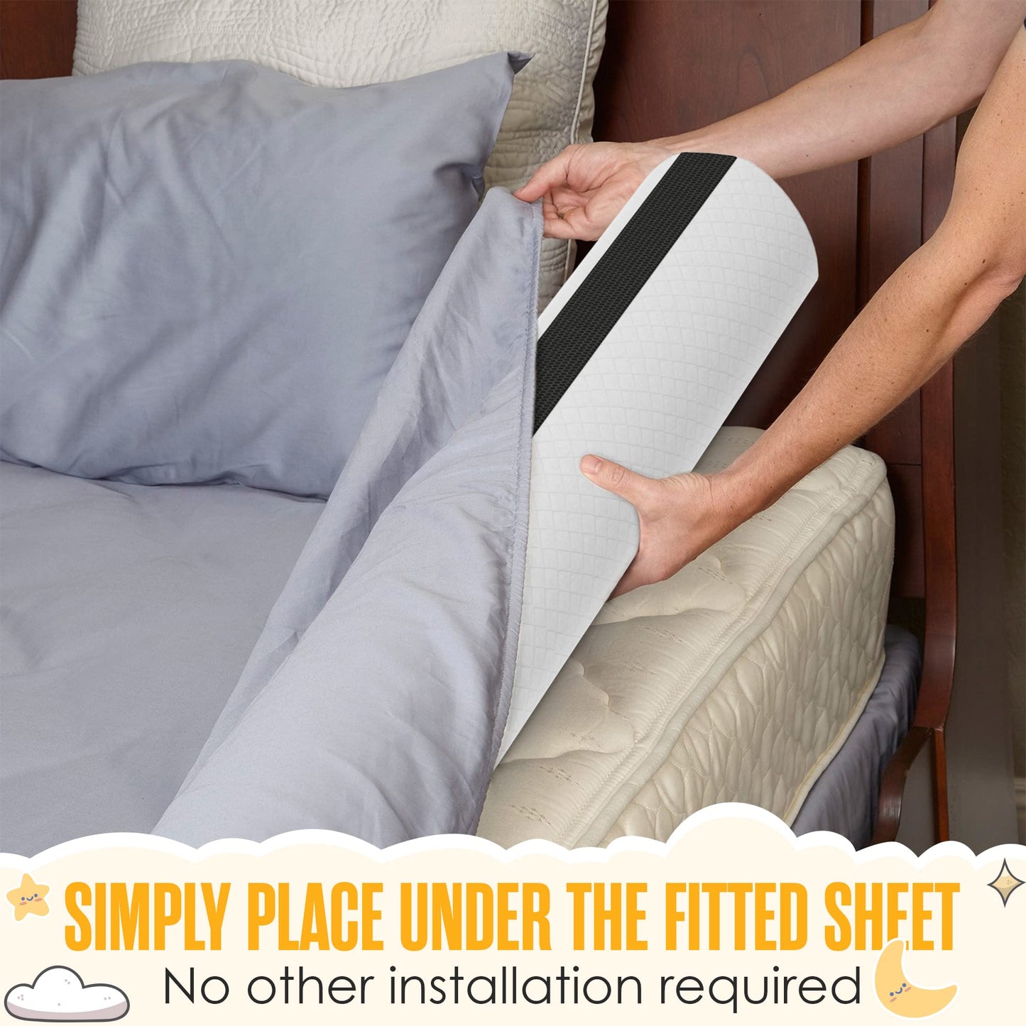 Sleepah Barrera de cama para niños (2 bumpers)