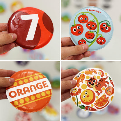 Tarjetas flotantes para la bañera: aprende números, a contar y colores