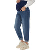 POSHGLAM Vaqueros premamá para mujer sobre el vientre, talla M