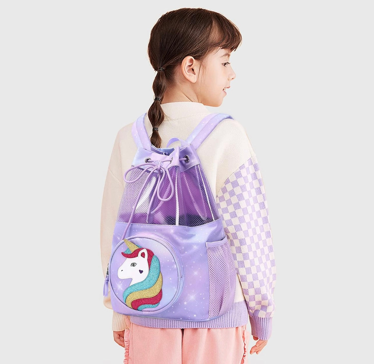 Mygreen Bolsa de gimnasio con cordón para niños pequeños