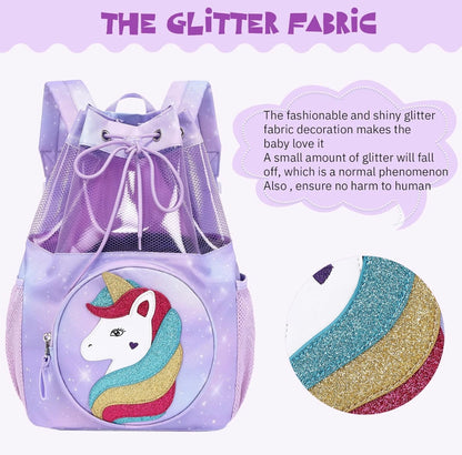 Mygreen Bolsa de gimnasio con cordón para niños pequeños