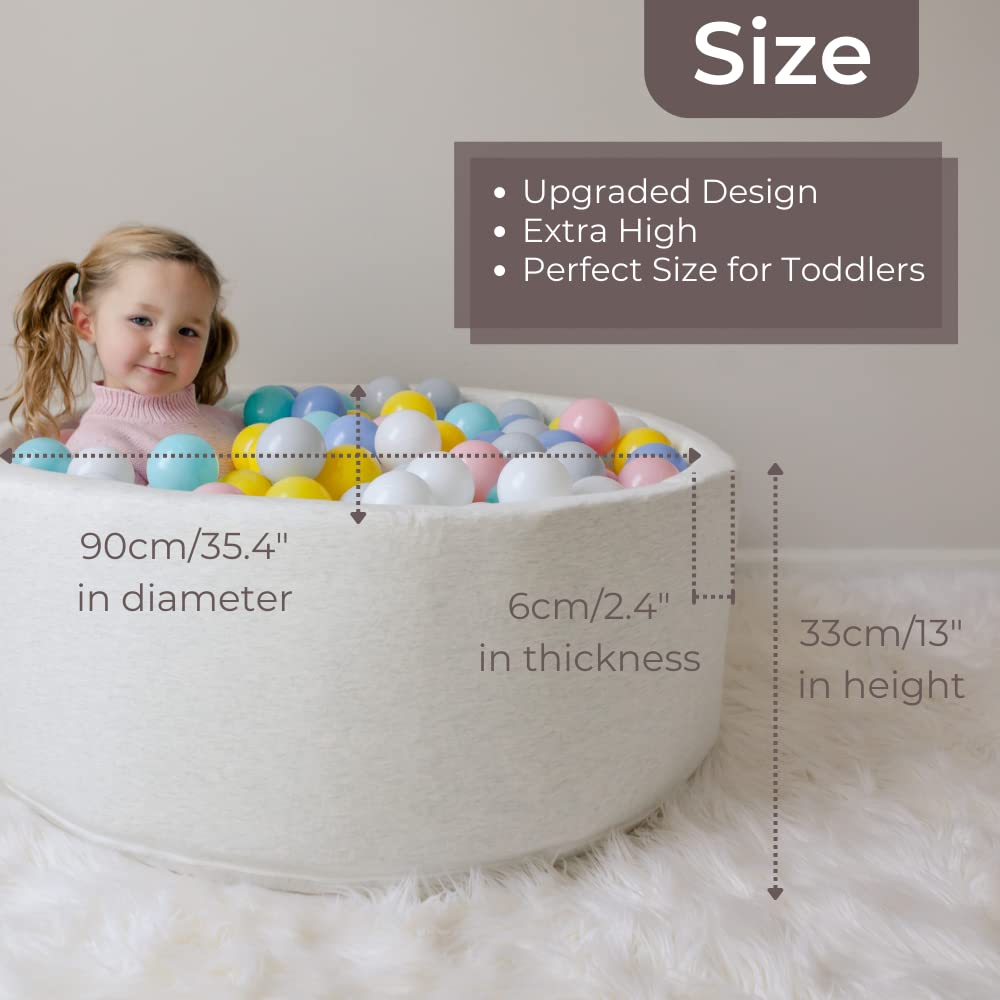 Piscina de bolas redonda de lujo para niños Wonder Space (sin bolas)