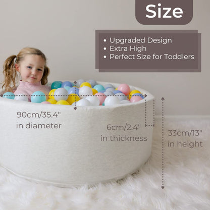 Piscina de bolas redonda de lujo para niños Wonder Space (sin bolas)