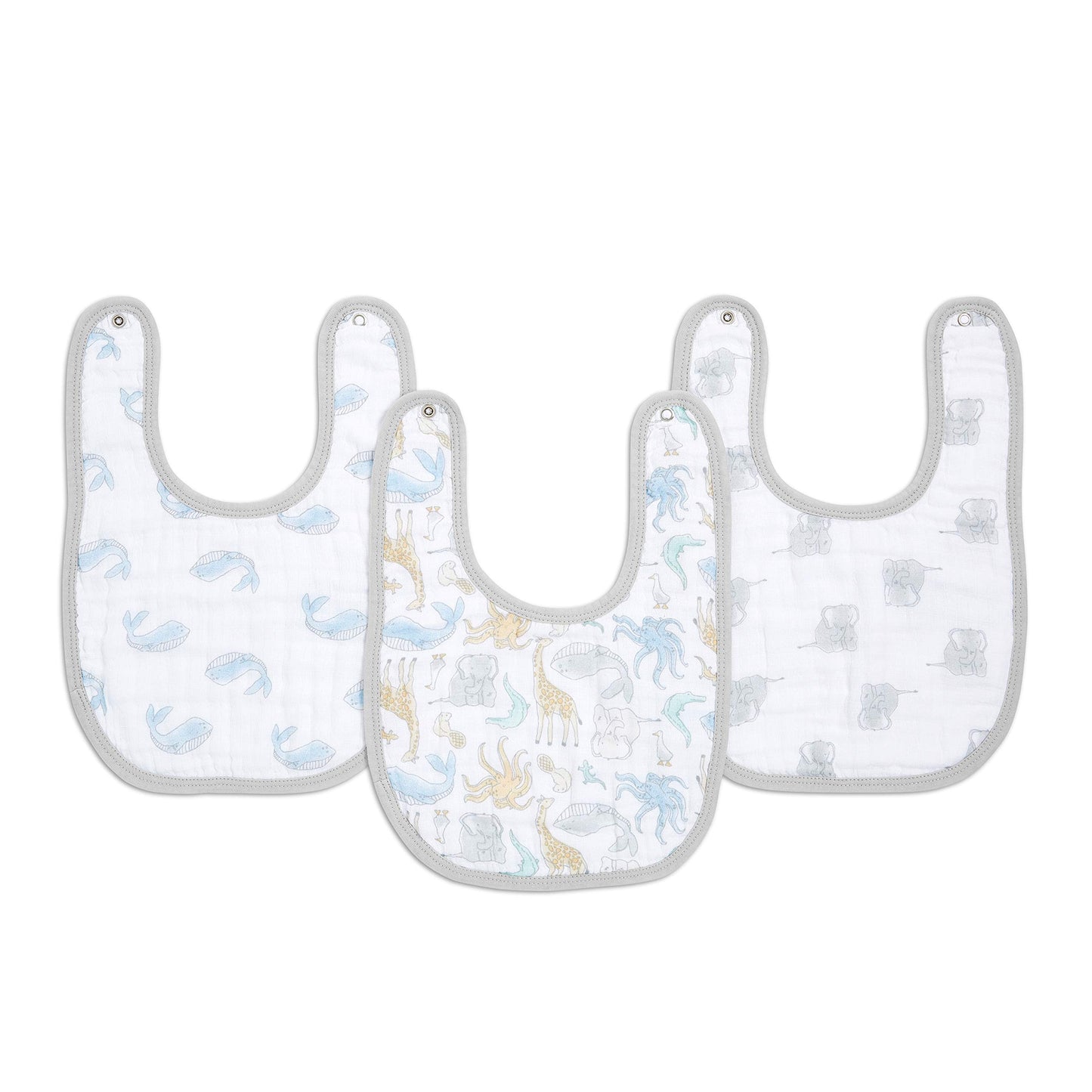 aden + anais Essentials - Babero para bebé, 100% muselina de algodón