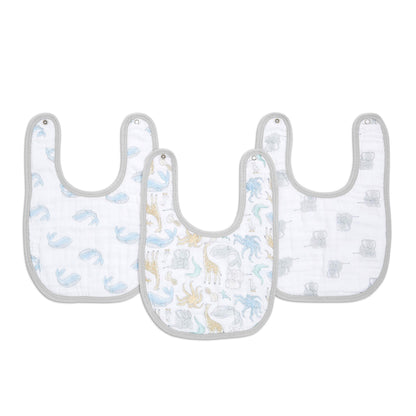 aden + anais Essentials - Babero para bebé, 100% muselina de algodón