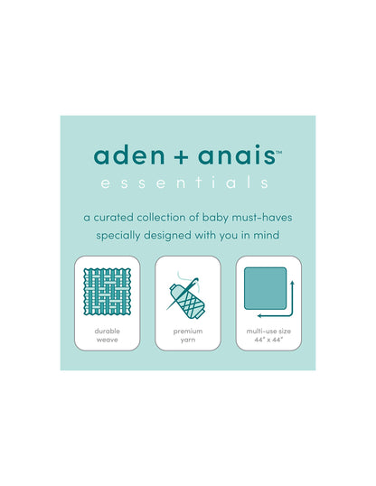 aden + anais Essentials - Babero para bebé, 100% muselina de algodón