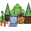 MAGNA-TILES Animales del bosque - Juego de construcción magnética de 25 piezas