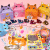Suministros para fiestas de cumpleaños con temática de gatos