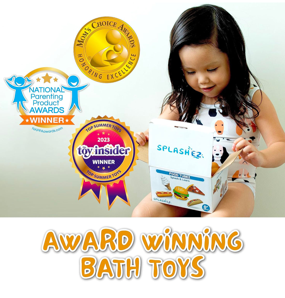 SplashEZ Juguetes de baño sin moho