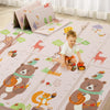 GZZ Tapete de juego plegable para bebé 69 x 46 pulgadas
