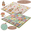GZZ Tapete de juego plegable para bebé 69 x 46 pulgadas