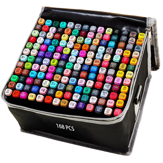 Marcadores de Alcohol de 168 Colores