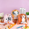 14 bolsas con cordón con estampado temática de perros
