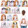14 bolsas con cordón con estampado temática de perros