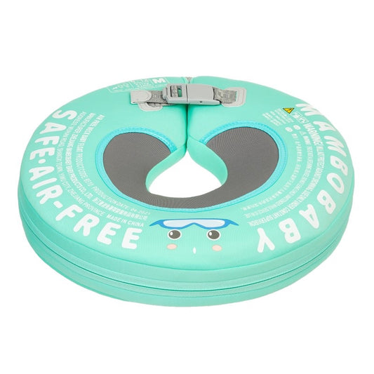 Mambobaby Flotador Aro de cuello para bebés de 0-12 m – verde