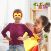 Juego de 5 capas de superhéroe y pulseras para niños