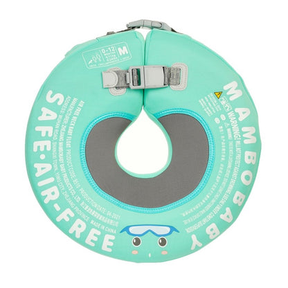 Mambobaby Flotador Aro de cuello para bebés de 0-12 m – verde