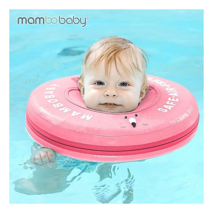 Mambobaby Flotador Aro de cuello para bebés de 0-12 m – rosado