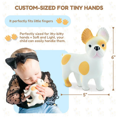 Juguete de dentición para bebés Spud the Frenchie