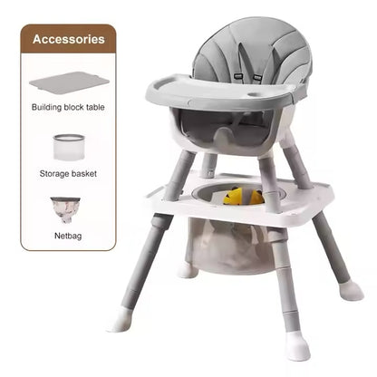 Silla Alta Multifuncional 7 en 1 para Bebés y Niños