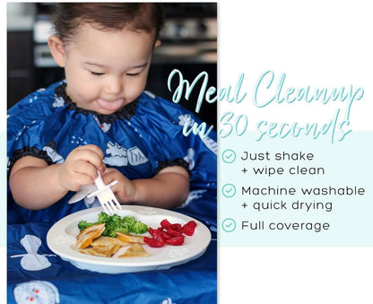 Grabease Babero impermeable para bebés, 6-24 meses