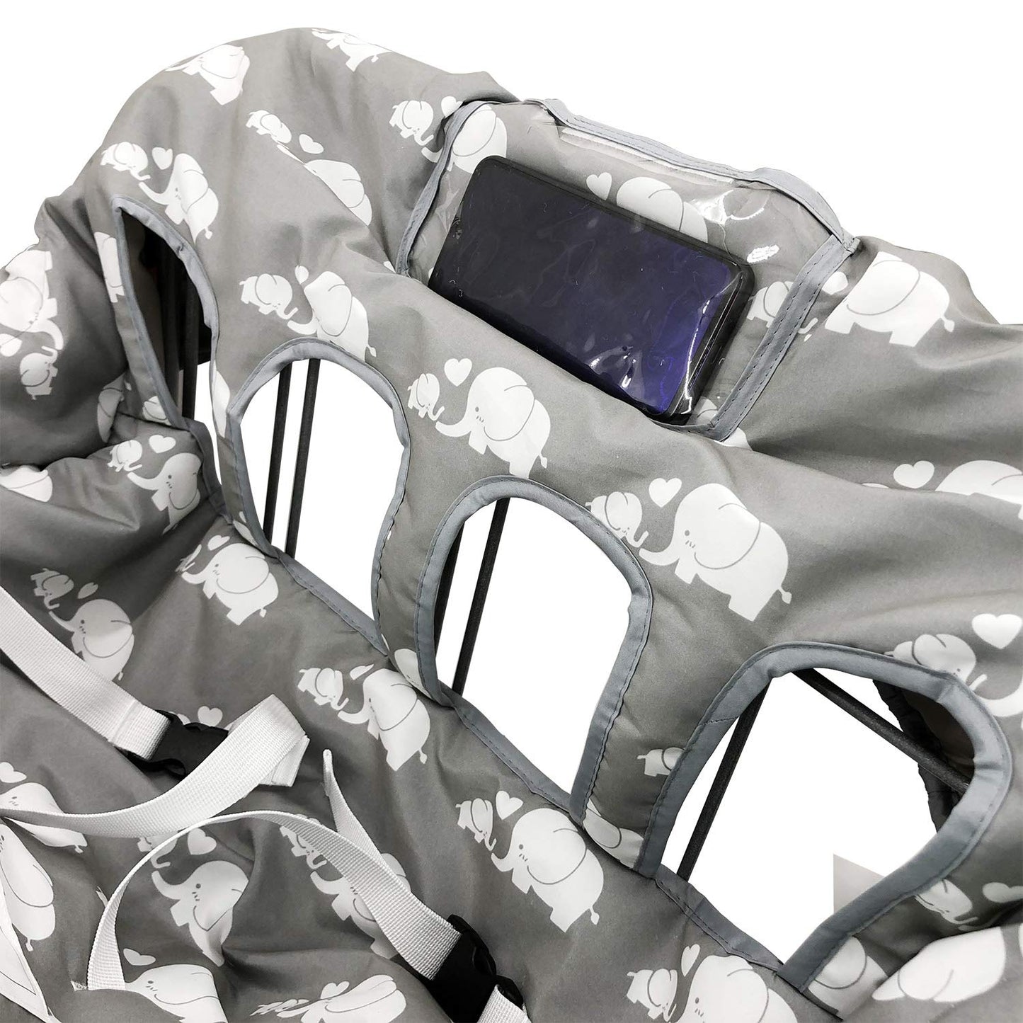 Funda doble para carrito de compras para hermanos bebés con funda de transporte