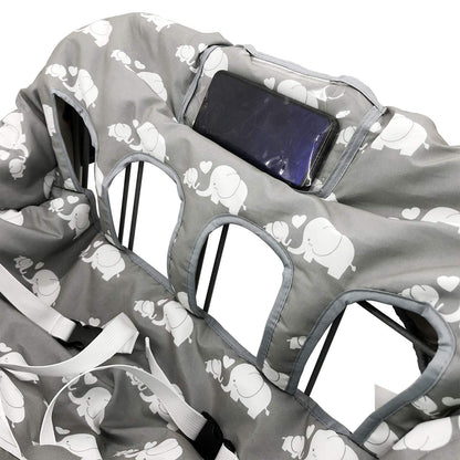 Funda doble para carrito de compras para hermanos bebés con funda de transporte