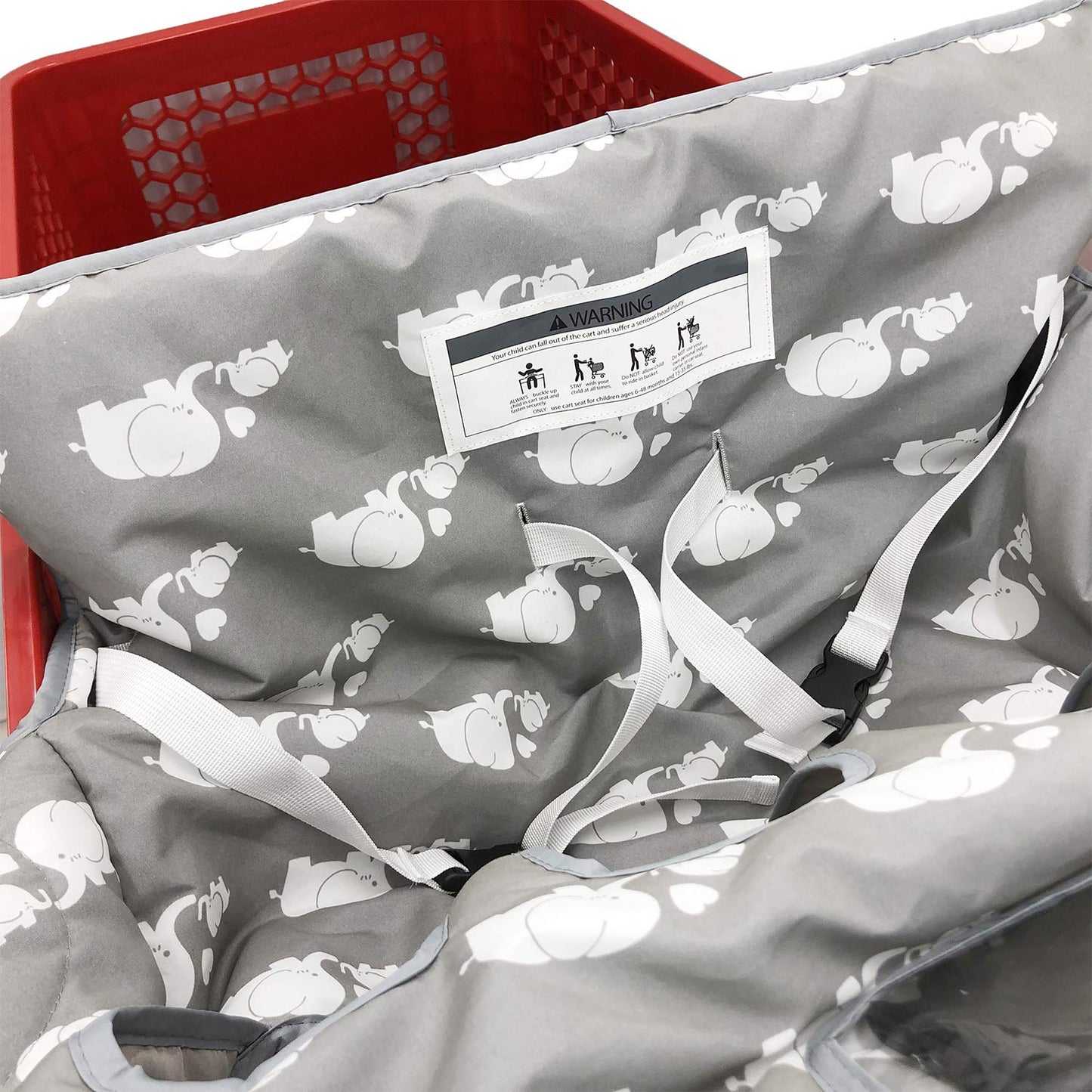 Funda doble para carrito de compras para hermanos bebés con funda de transporte